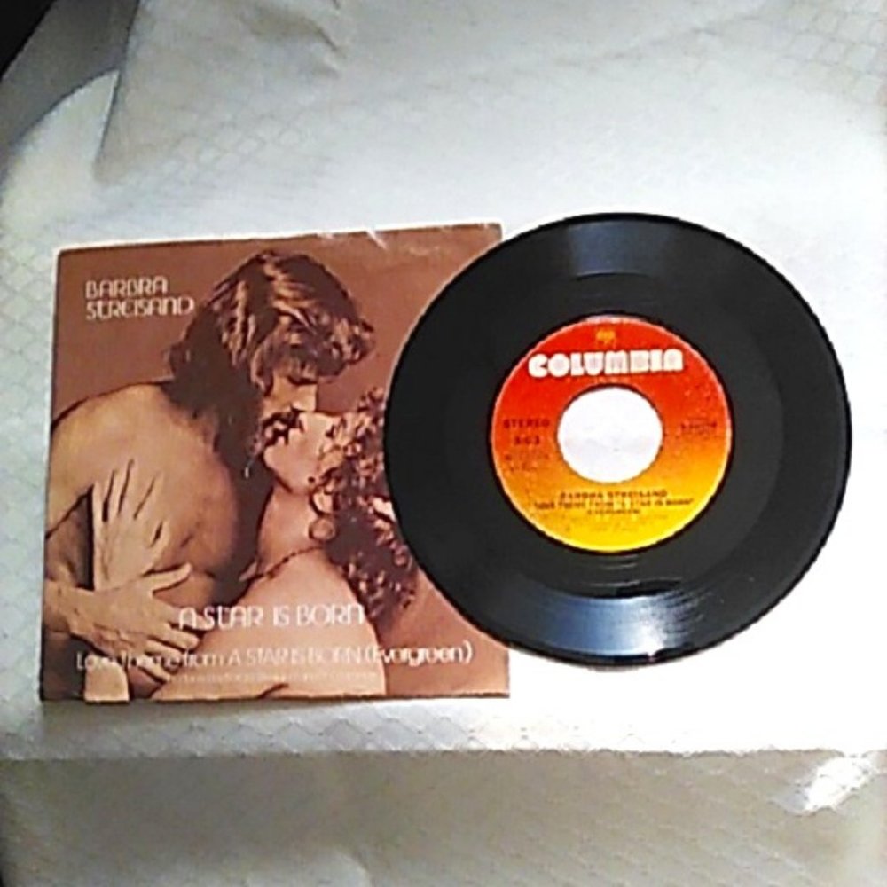 Barbra Streisand A Star Is Born I believe In Love Record 45 RPM 1997 Vintage